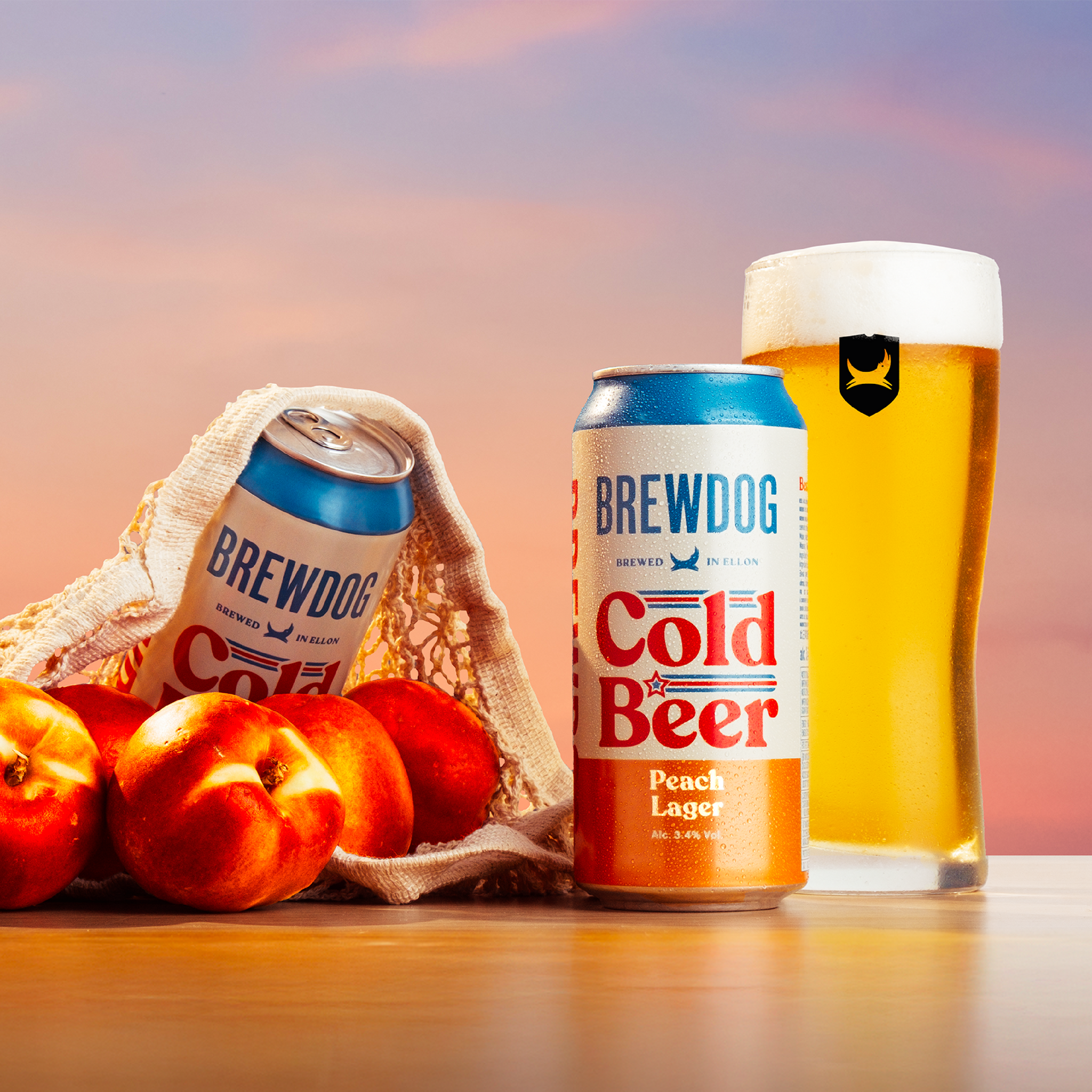 Cold Beer Peach